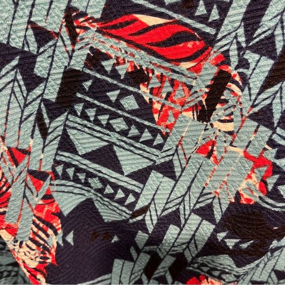 LuLaRoe geometric print short sleeve Amelia dress size large - Picture 4 of 15